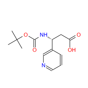 500788-96-5；(R)-BOC-3-(3-哌啶基)-Β-丙氨酸；(R)-N-Boc-3-(3-Pyridyl)--alanine