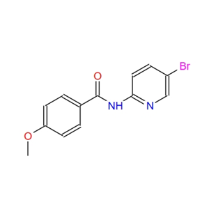 N-(5-溴-吡啶-2-基)-4-甲氧基-苯甲酰胺 86843-84-7