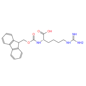776277-76-0； 芴甲氧羰基-L-高精氨酸；N2-(((9H-Fluoren-9-yl)methoxy)carbonyl)-N6-carbamimidoyl-L-lysine