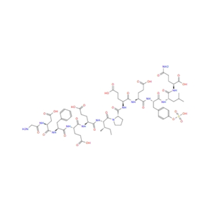 Hirudin (54-65) (sulfated) 109528-49-6