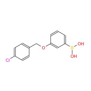870778-90-8；3-(4'-氯苄氧基)苯基硼酸；3-(4-Chlorobenzyloxy)phenylboronic acid