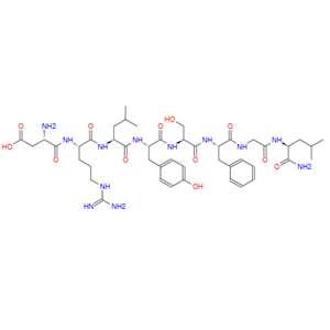 123338-13-6；抑制剂多肽 Type A Allatostatin IV；ASP-ARG-LEU-TYR-SER-PHE-GLY-LEU-NH2