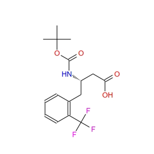 Boc-S-3-氨基-4-(2-三氟甲基苯基)-丁酸 270065-74-2