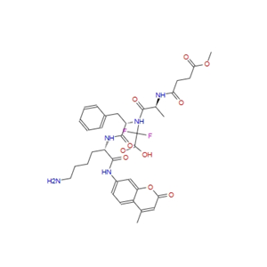 MeOSuc-Ala-Phe-Lys-AMC · TFA 201853-92-1