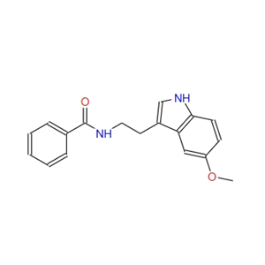 N-[2-(5-methoxy-1H-indol-3-yl)ethyl]benzamide 76290-79-4