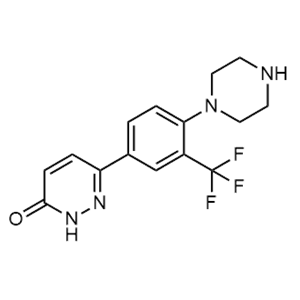6-(4-(哌嗪-1-基)-3-(三氟甲基)苯基)哒嗪-3(2H)-酮,6-(4-(Piperazin-1-yl)-3-(trifluoromethyl)phenyl)pyridazin-3(2H)-one