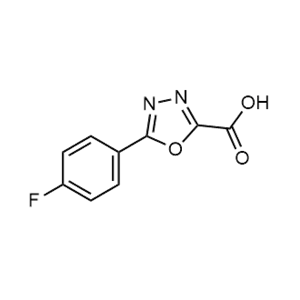 5-(4-氟苯基)-1,3,4-噁二唑-2-羧酸,5-(4-Fluorophenyl)-1,3,4-oxadiazole-2-carboxylic acid