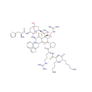 Lys-Lys-(Hyp3,β-(2-thienyl)-Ala5·8,D-Phe7)-Bradykinin,Lys-Lys-(Hyp3,β-(2-thienyl)-Ala5·8,D-Phe7)-Bradykinin