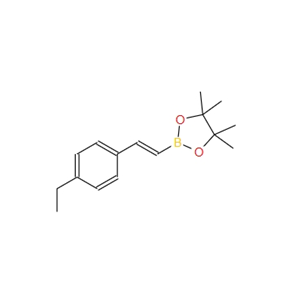 反式-2-（4-乙基苯基）乙烯基硼酸频那醇酯 870717-91-2