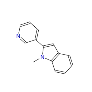 N-methyl-2-(pyridin-3-yl)indole 23768-17-4