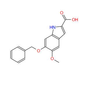 6-(苄氧基)-5-甲氧基-1H-2-吲哚甲酸,6-Benzyloxy-5-methoxy-2-carboxyindole