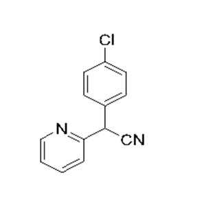 氯苯那敏杂质16,2-(4-chlorophenyl)-2-(pyridin-2-yl)acetonitrile