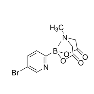 8-(5-溴吡啶-2-基)-4-甲基二氢-4Λ4,8Λ4-[1,3,2]噁唑硼烷[2,3-B][1,3,2]噁唑硼烷-2,6(3H,5H)-二酮；1227700-50-6；MIDA021