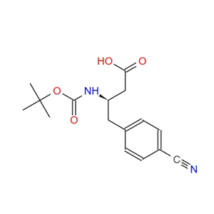 (R)-3-((叔丁氧基羰基)氨基)-4-(4-氰基苯基)丁酸 269726-86-5