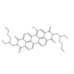 PDI-C2C6-单溴,5-溴-2,9-双(2-乙基己基)蒽并[2,1,9-DEF:6,5,10-D'E'F']二异喹啉-1,3,8,10(2H,9H)-四酮