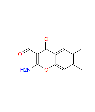 2-氨基-3-甲酰基-6,7-二甲基色酮,2-Amino-3-formyl-6,7-dimethylchromone