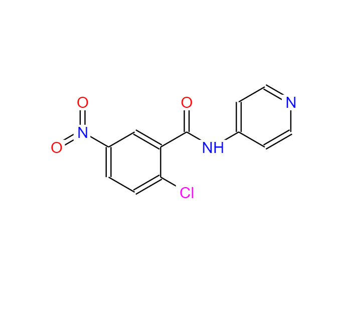 2-氯-5-硝基-N-4-吡啶基苯甲酰胺,2-CHLORO-5-NITRO-N-4-PYRIDINYLBENZAMIDE