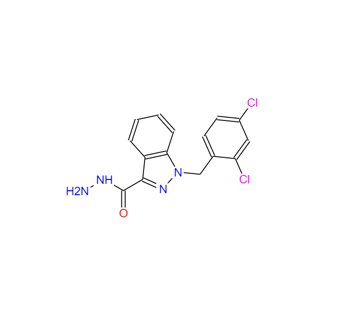 1-(2,4-二氯芐基)-1H-吲唑-3-碳酰肼,Adjudin