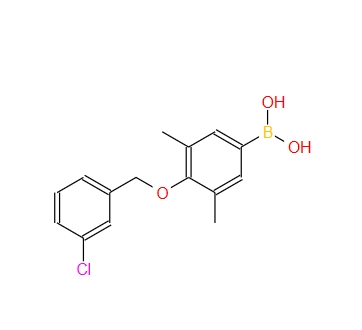 4-(3'-氯芐氧基)-3,5-二甲基苯基硼酸,4-(3′-Chlorobenzyloxy)-3,5-dimethylphenylboronic acid