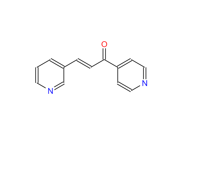 3-(3-吡啶基)-1-(4-吡啶基)-2-丙烯-1-酮,3PO
