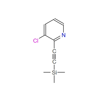 3-chloro-2-trimethylsilanylethynyl-pyridine,3-chloro-2-trimethylsilanylethynyl-pyridine