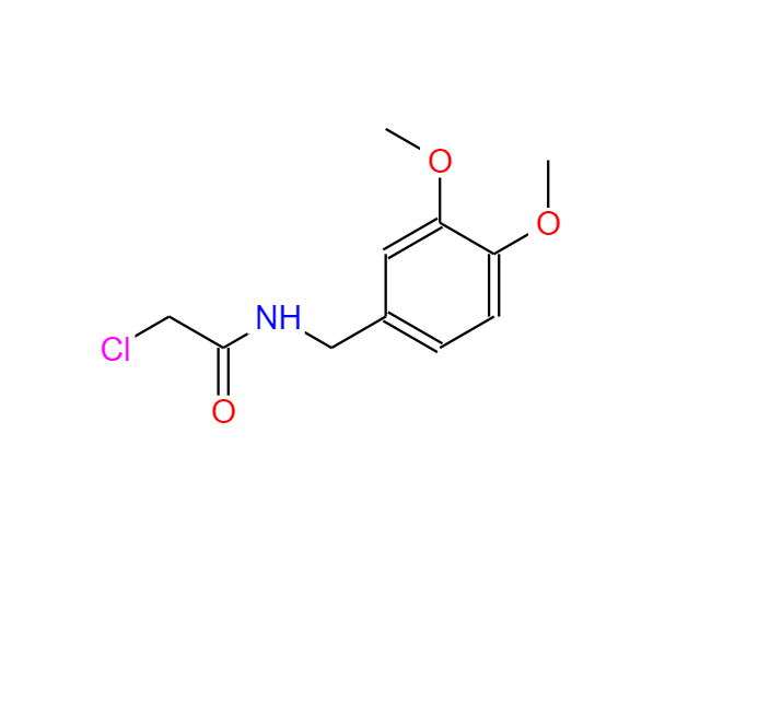 2-CHLORO-N-(3,4-DIMETHOXYBENZYL)ACETAMIDE,2-CHLORO-N-(3,4-DIMETHOXYBENZYL)ACETAMIDE