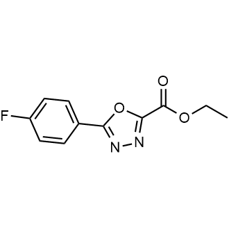 5-(4-氟苯基)-1,3,4-噁二唑-2-羧酸乙酯,ethyl 5-(4-fluorophenyl)-1,3,4-oxadiaZole-2-carboxylate