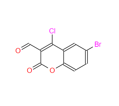 6-溴-4-氯-3-甲?；愣顾?6-Bromo-4-chloro-3-formylcoumarin