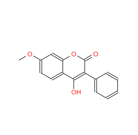 4-羟基-7-甲氧基-3-苯基香豆素,4-Hydroxy-7-methoxy-3-phenylcoumarin