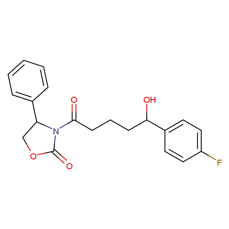 (4S)-3-[(5S)-5-(4-氟苯基)-5-羟基戊酰基]-4-苯基-1,3-氧氮杂环戊烷-2-酮,(4S)-3-[(5S)-5-(4-fluorophenyl)-5-hydroxypentanoyl]-4-phenyl-1,3-oxazolidin-2-one