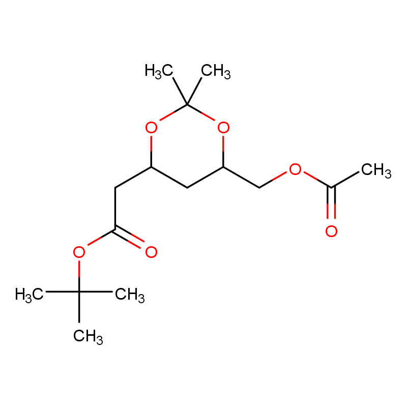 (4R-cis)-6-[(乙酰氧基)甲基]-2,2-二甲基-1,3-二氧六环-4-乙酸叔丁酯,(4R-Cis)-6-[(acetyloxy)methyl]-2,2-dimethyl-1,3-dioxane-4-aceticacid,1,1-dimethylethylester