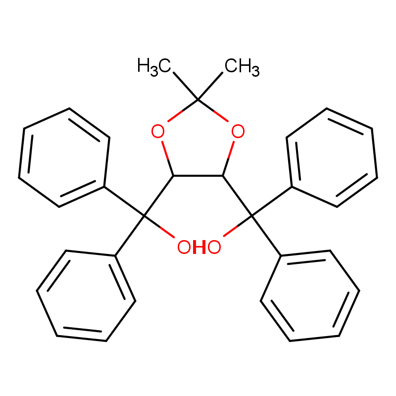 (4R,5R)-2,2-二甲基-a,a,a’,a’-四苯基-1,3-二氧戊环-4,5-二甲醇,(4R,5R)-2,2-Dimethyl-1,3-dioxolane-4,5-diyl)bis(diphenylmethanol)