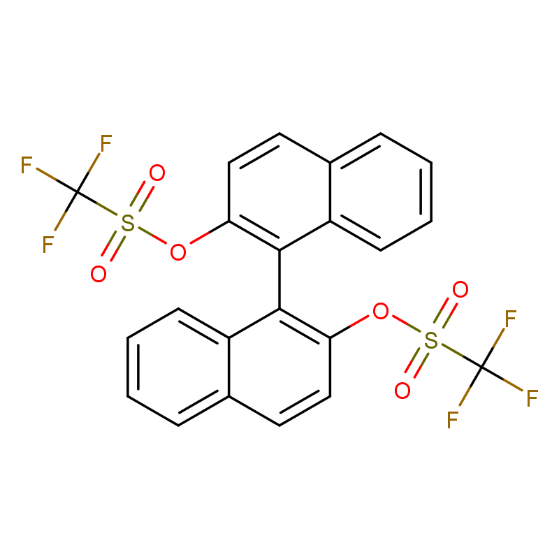 (R)-(-)-1,1'-聯(lián)-2-萘酚二(三氟甲磺酸酯),(R)-(-)-1,1'-Binaphthol-2,2'-bis(trifluoromethanesulfonate)