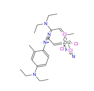 对重氮-N,N-二乙基间甲苯胺半氯化锌盐,zinc,4-(diethylamino)-2-methylbenzenediazonium,tetrachloride