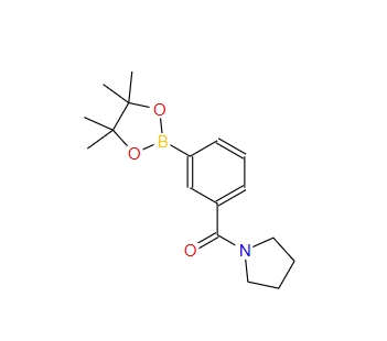 吡咯烷-1-基(3-(4,4,5,5-四甲基-1,3,2-二氧杂硼杂环戊烷-2-基)苯基)甲酮,3-Pyrrolidinylcarbonylphenylboronic acid, pinacol ester