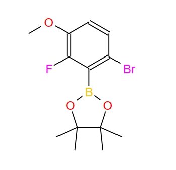 6-溴-2-氟-3-甲氧基苯基硼酸頻那醇酯,6-Bromo-2-fluoro-3-methoxyphenylboronic acid pinacol ester