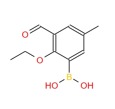 2-乙氧基-3-甲?；?5-甲基苯基硼酸,2-Ethoxy-3-formyl-5-methylphenylboronicacid