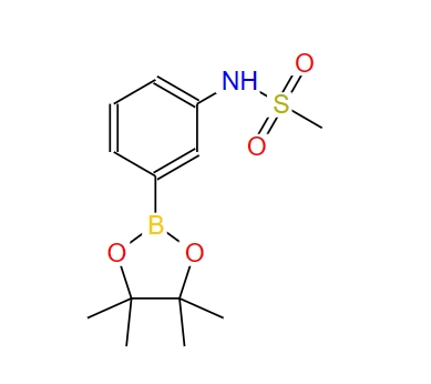 N-(3-(4,4,5,5-四甲基-1,3,2-二氧硼杂环戊烷-2-基)苯基)甲磺酰胺,N-(3-(4,4,5,5-Tetramethyl-1,3,2-dioxaborolan-2-yl)phenyl)methanesulfonamide