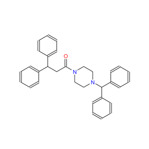1-[4-(DiphenylMethyl)-1-piperazinyl]-3,3-diphenyl-1-propanone,1-[4-(DiphenylMethyl)-1-piperazinyl]-3,3-diphenyl-1-propanone