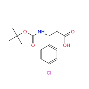 (R)-3-((叔丁氧基羰基)氨基)-3-(4-氯苯基)丙酸,(R)-3-((tert-Butoxycarbonyl)amino)-3-(4-chlorophenyl)propanoic acid