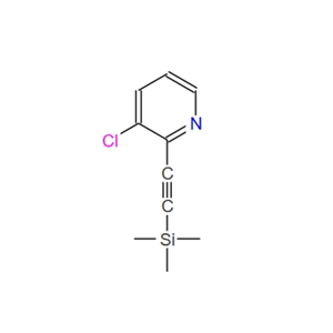 3-chloro-2-trimethylsilanylethynyl-pyridine 216979-76-9