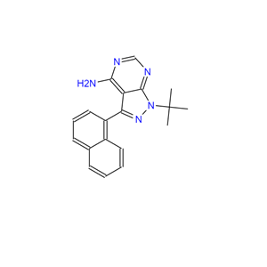 4 -氨基- 1 -叔丁基- 3 -(1' -萘基)吡唑并[3,4 - D]嘧啶