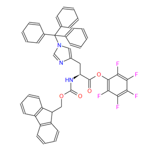 109434-24-4;N-Fmoc-N'-三苯甲基-L-组氨酸五氟苯基酯;Fmoc-His(1-Trt)-OPfp