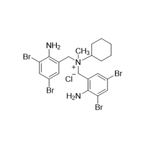 溴己新杂质18,N,N-bis(2-amino-3,5-dibromobenzyl)-N-methylcyclohexanaminium chloride