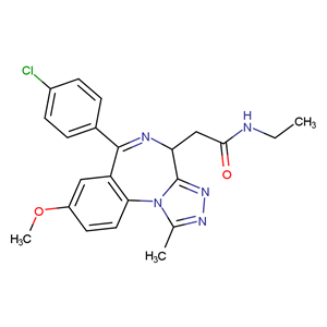 (4S)-6-(4-氯苯基)-N-乙基-8-甲氧基-1-甲基-4H-[1,2,4]三唑并[4,3-A][1,4]苯并二氮杂卓-4-乙酰胺  1260907-17-2
