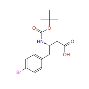 (S)-4-(4-溴苯基)-3-((叔丁氧基羰基)氨基)丁酸 270062-85-6