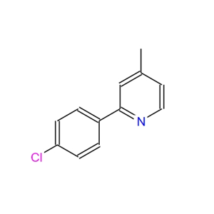 2-(4-chlorophenyl)-4-methylpyridine 23182-19-6