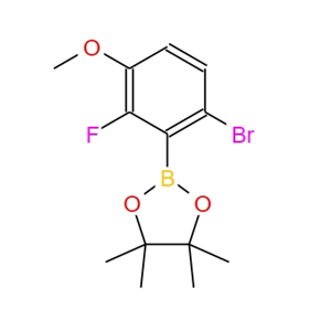 6-溴-2-氟-3-甲氧基苯基硼酸频那醇酯 1070871-08-7