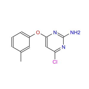 2-amino-4-(m-tolyloxy)-6-chloropyrimidine 100763-73-3