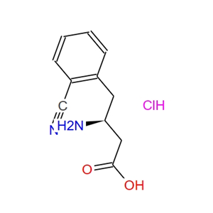 S-3-氨基-4-(2-氰基苯基)-丁酸.盐酸盐 270065-82-2